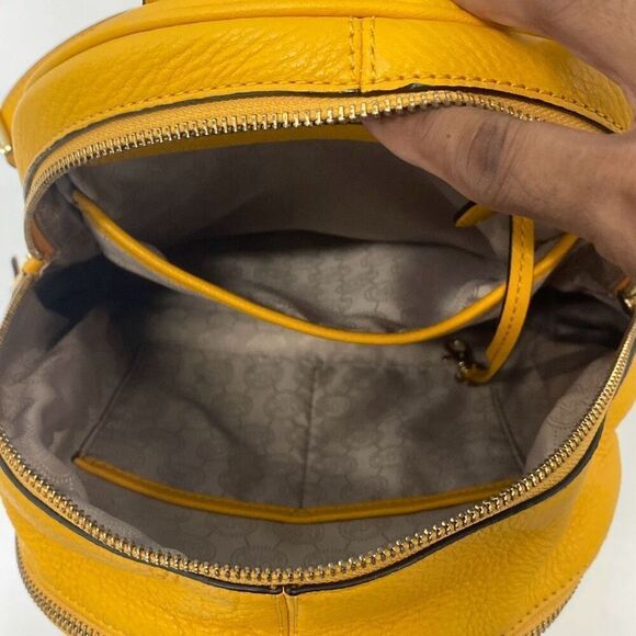 Michael Kors Rhea Backpack Sunflower Yellow - Picture 7 of 8